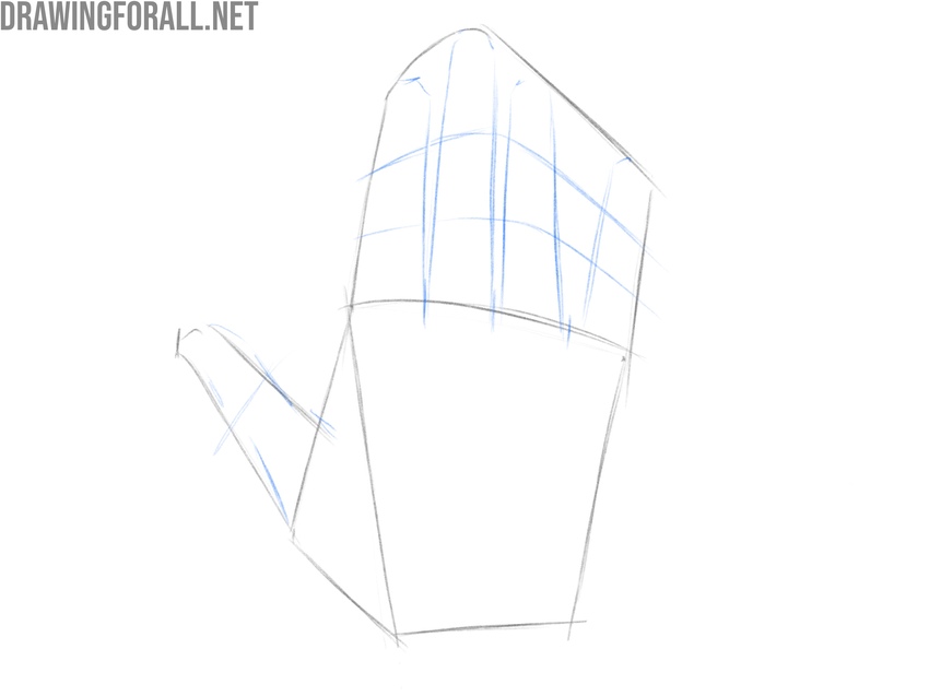 Sketch the finger segments
