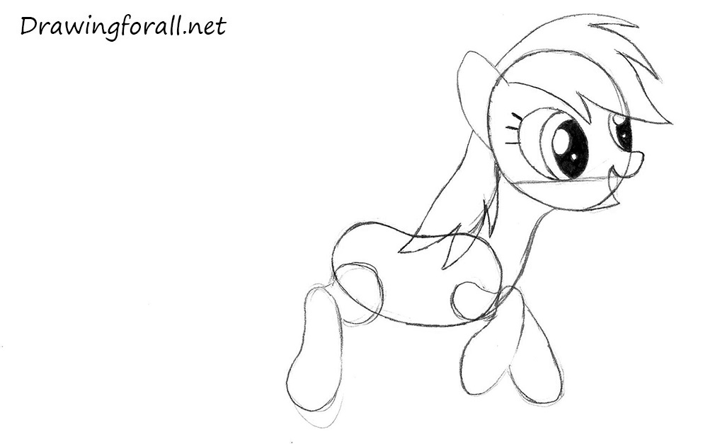 Refine pony’s eye and mane