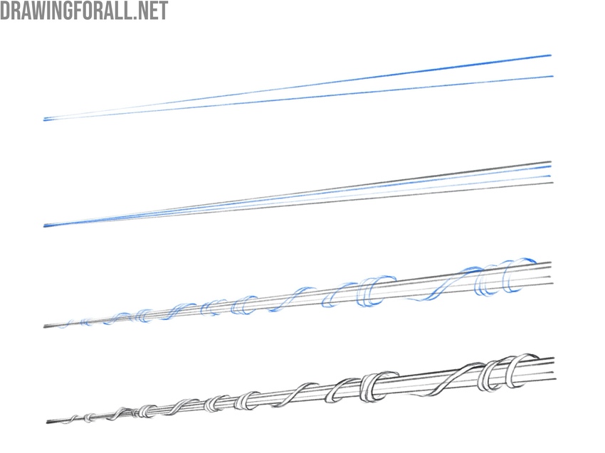 How to draw shooting web of spider man