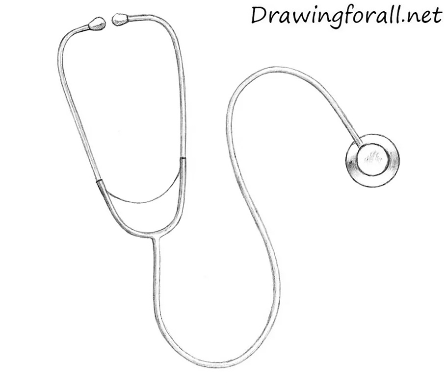 Draw shadows on the stethoscope