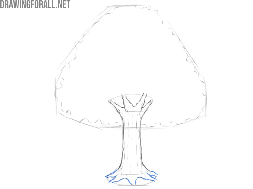 Refine the roots of the tree