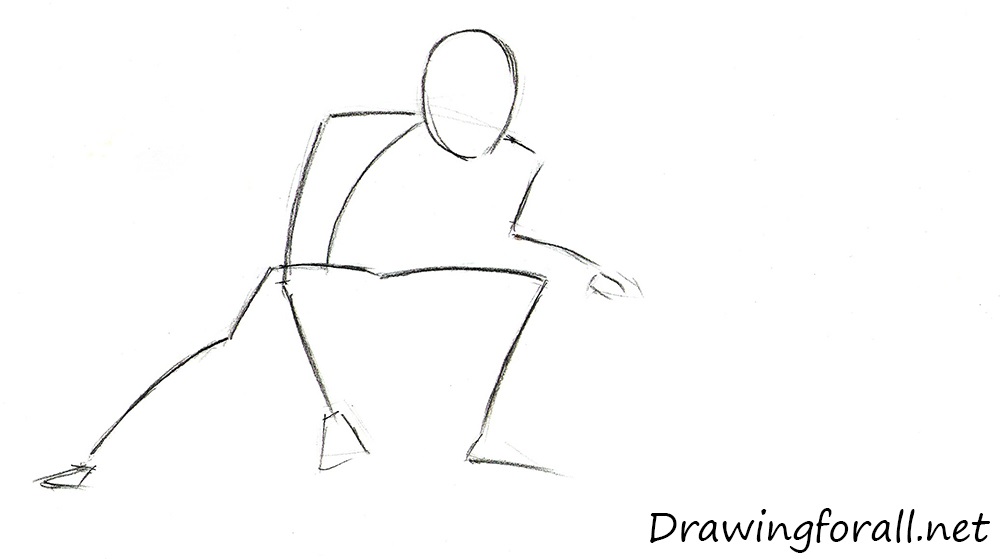 Sketch the character’s basic framework