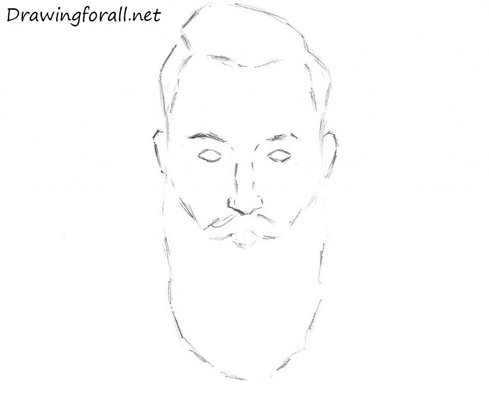 beard drawing