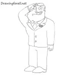 How to Draw Stan Smith from American Dad