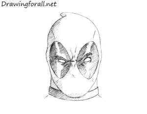 How to Draw Deadpool Head