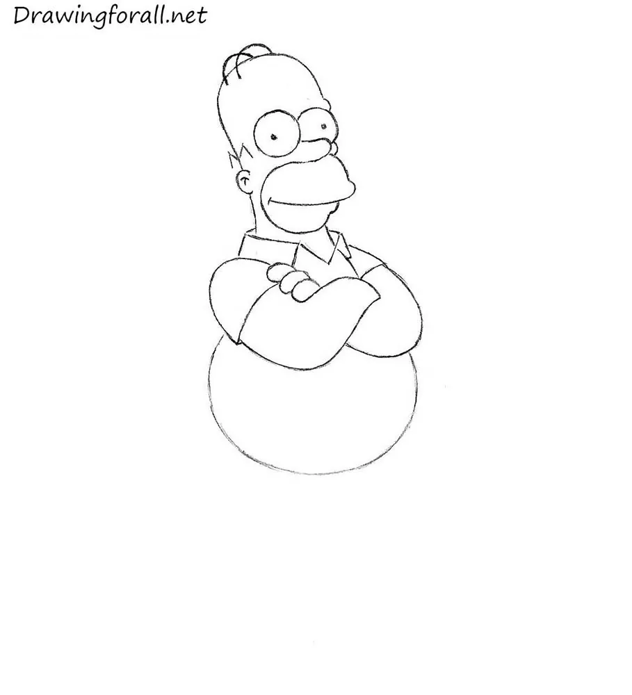 how to draw simpsons