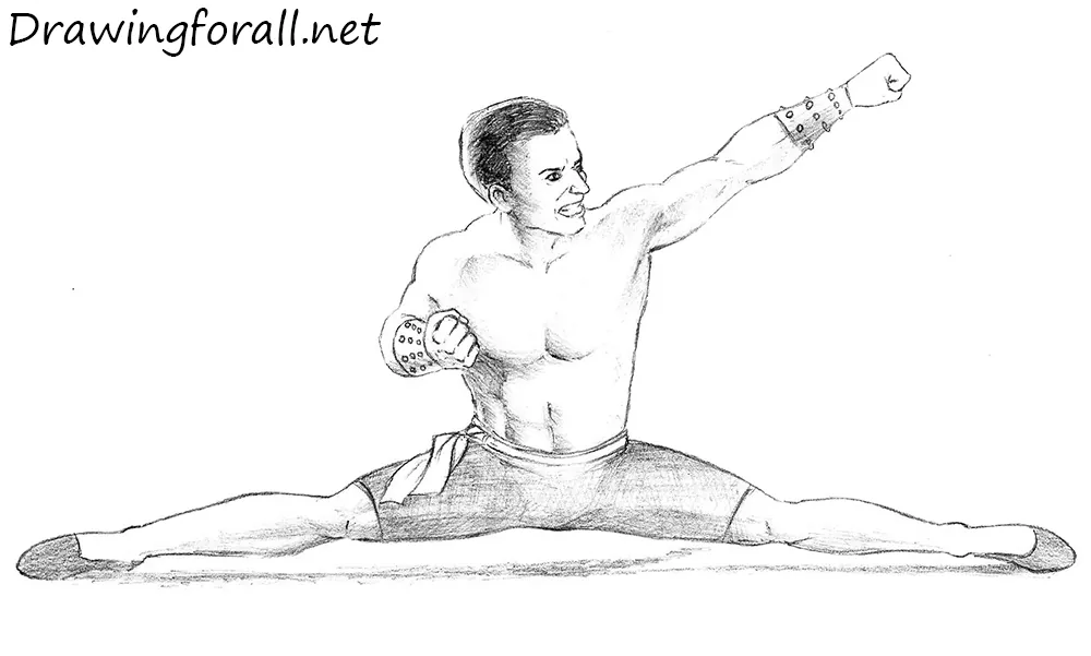 Johnny Cage drawing