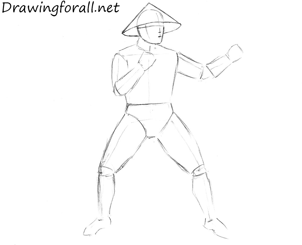 how to draw raiden from mk