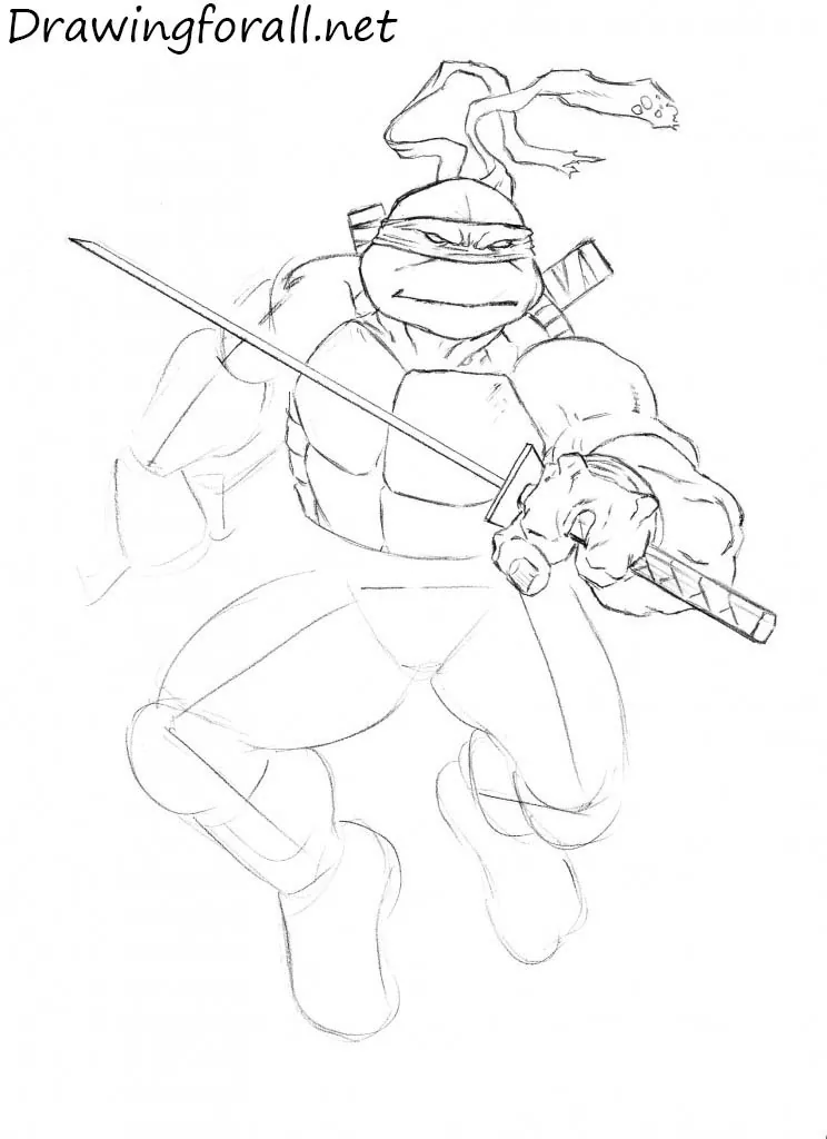 how to draw teenage mutant ninja turtles leonardo