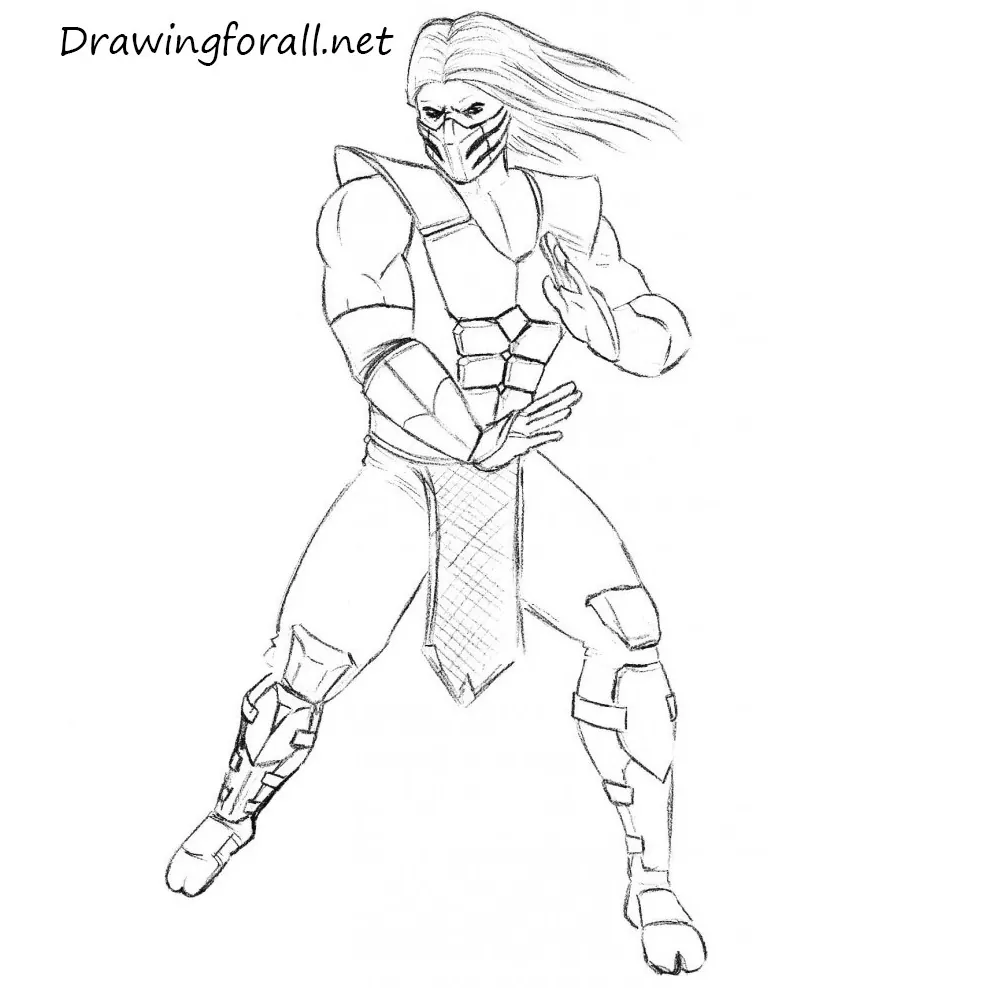 How to Draw Smoke from Mortal Kombat