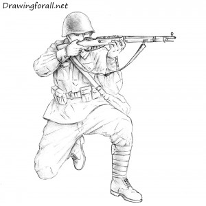 How to Draw a Soviet Soldier