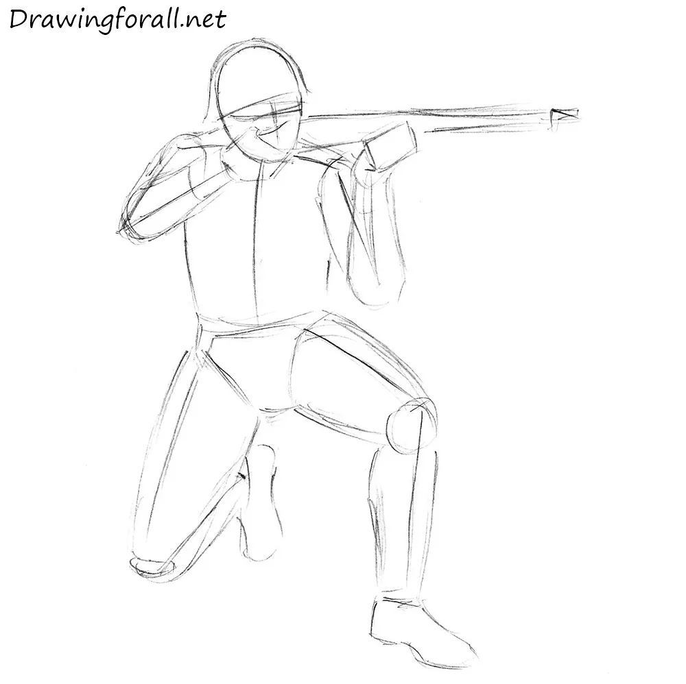 how to draw a soviet soldier