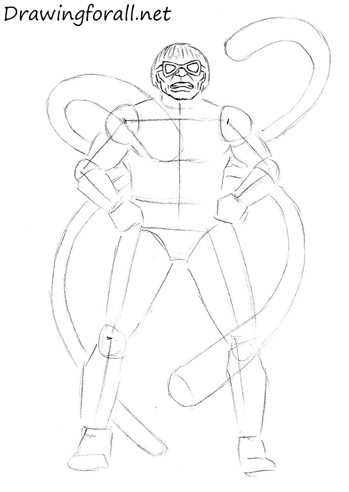 Doctor Octopus draw