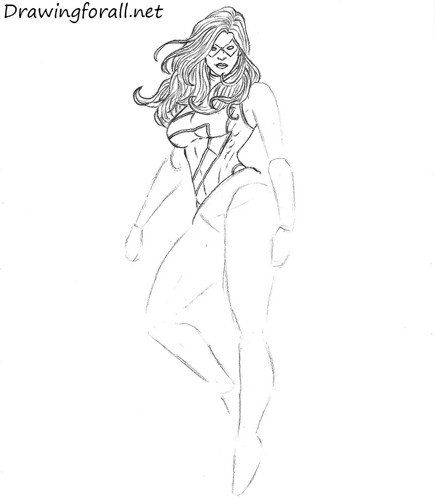 How to Draw Miss Marvel