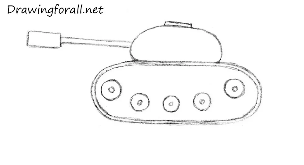 How to Draw a Tank for Kids