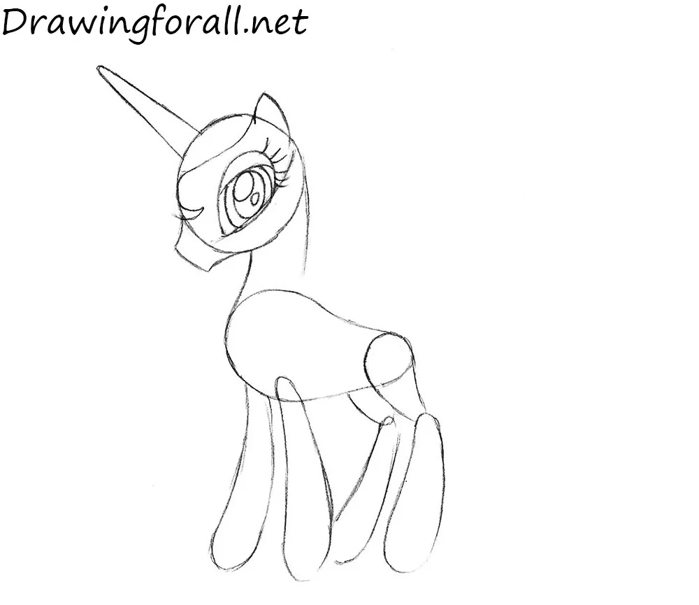 how to draw my little pony