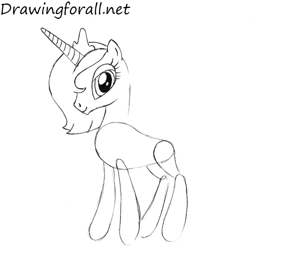 drawing princess luna