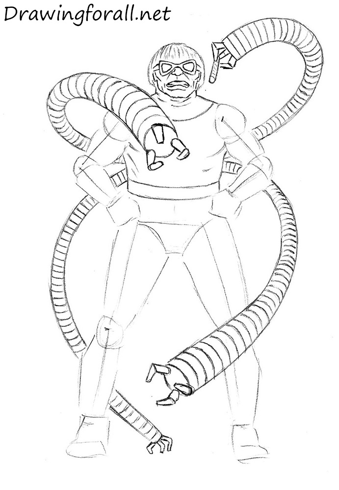 how to draw doc ock