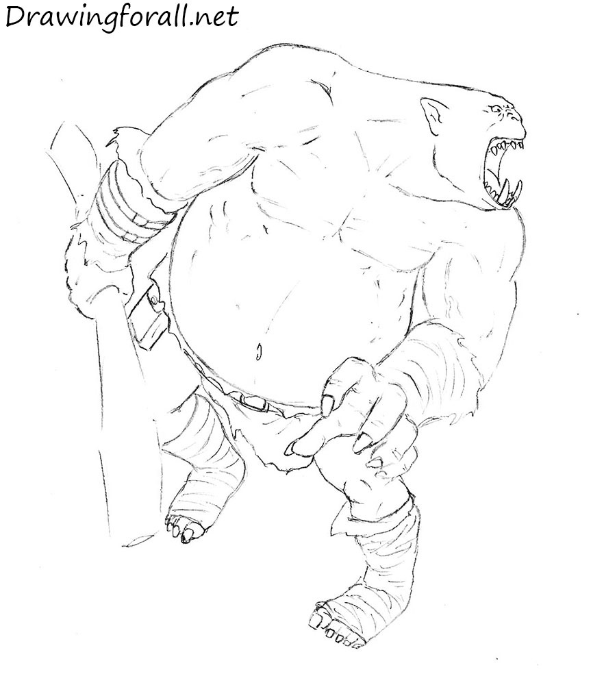 how to draw dungeons and dragons ogre