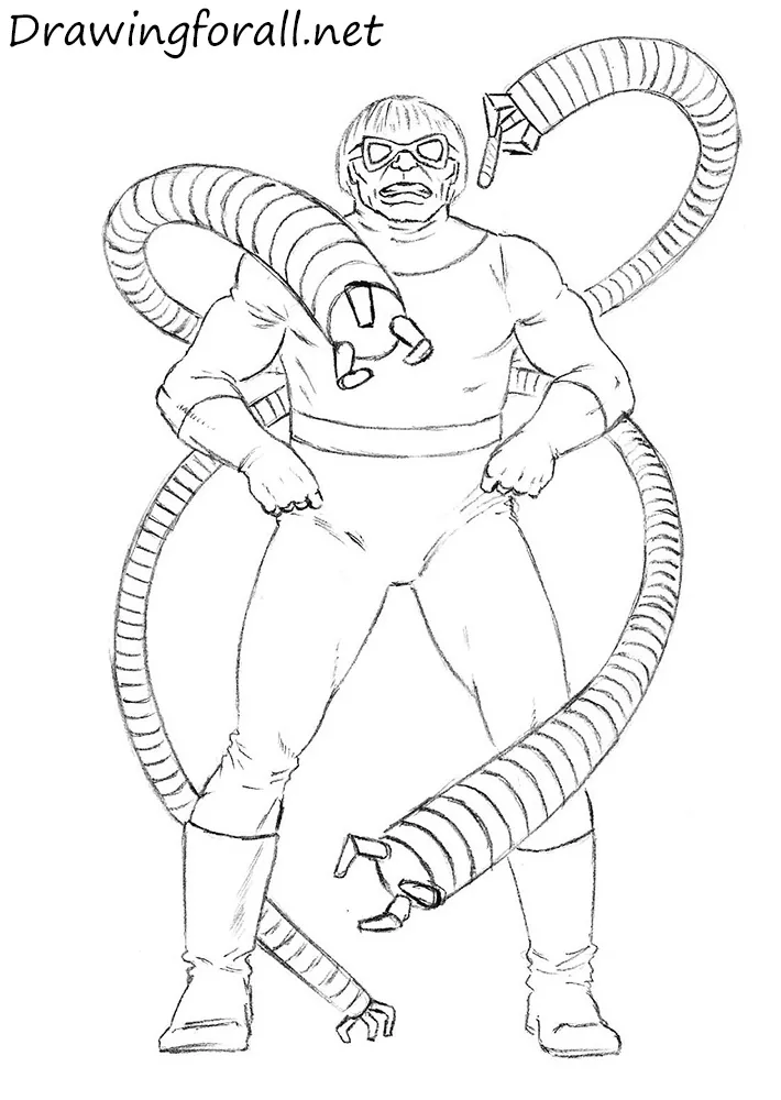 Doctor Octopus drawing