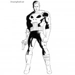 How to draw Punisher