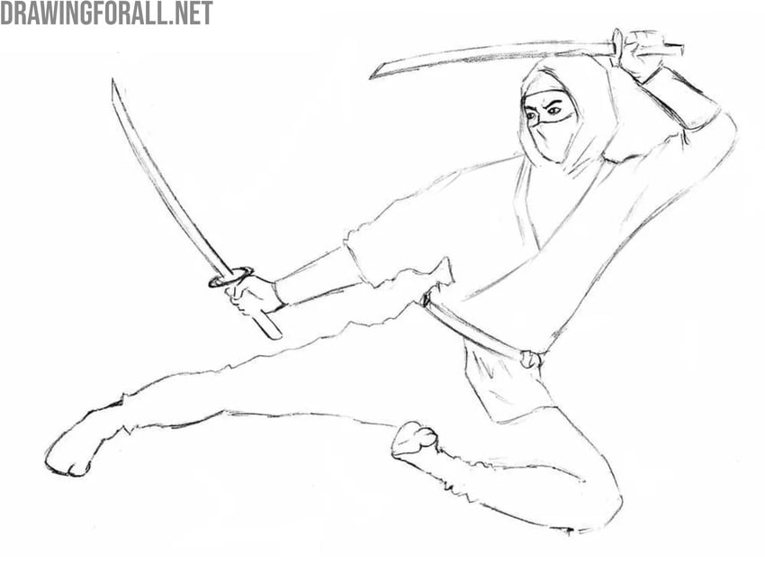 Draw out the eyes of the ninja