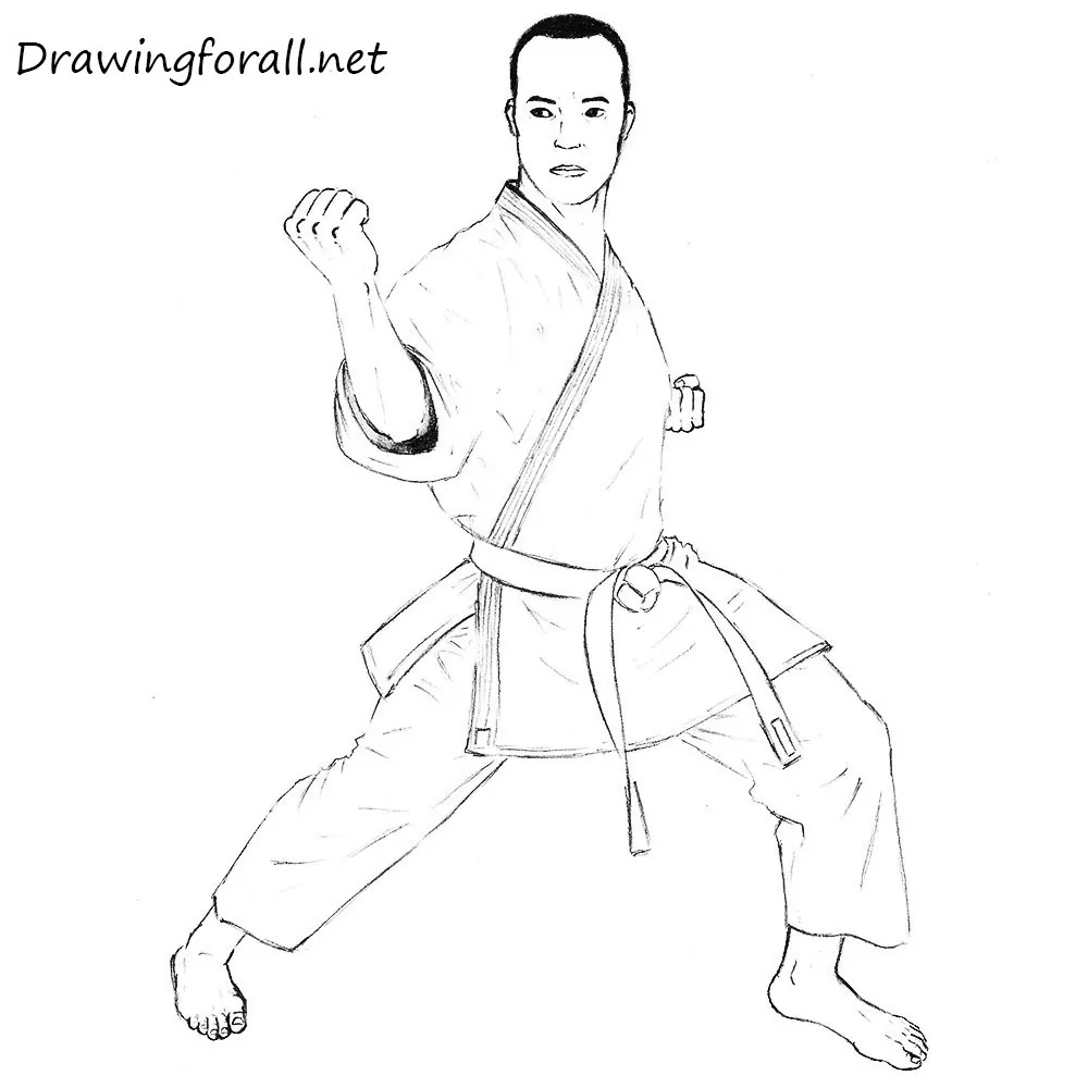 How to Draw a Karateka