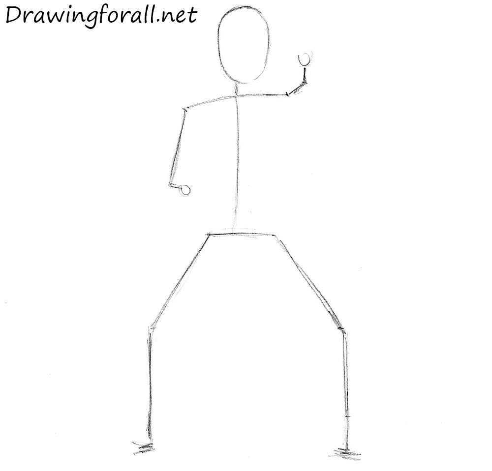 how to draw a ninja from MK