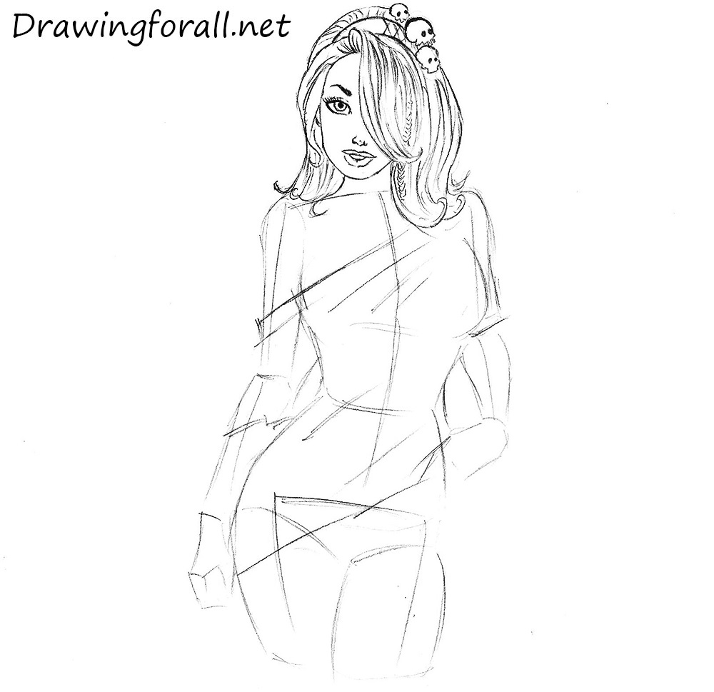 Girl drawing