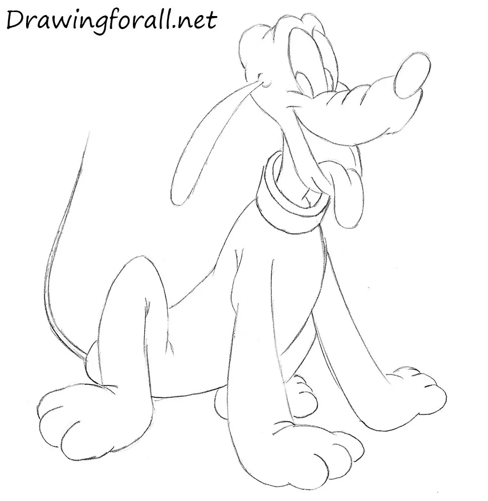 Pluto drawing