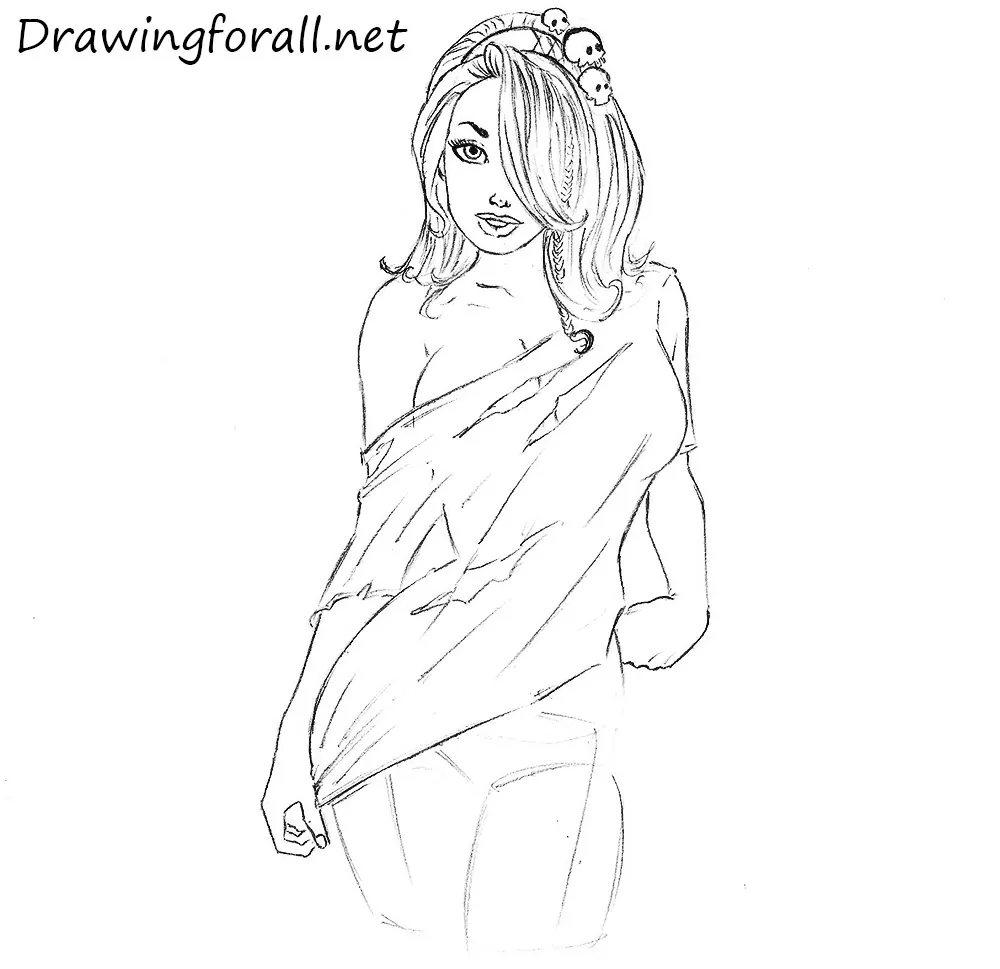 Beautiful Girl Drawing Beautiful Art - Drawing Skill-pokeht.vn