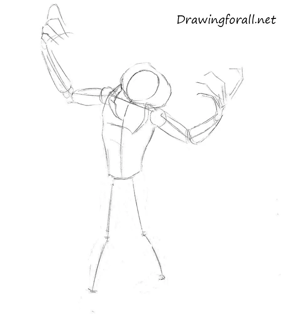how to draw zombie by pencil
