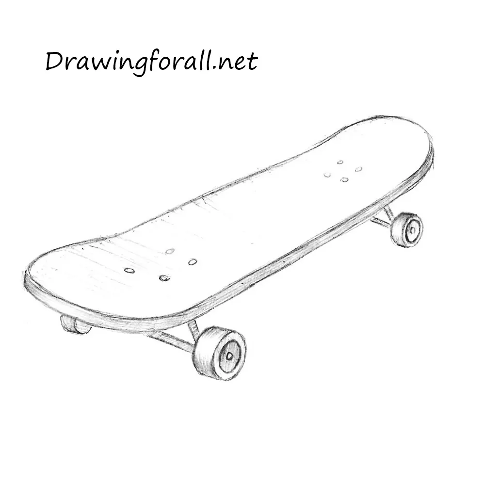 How to Draw a Skateboard