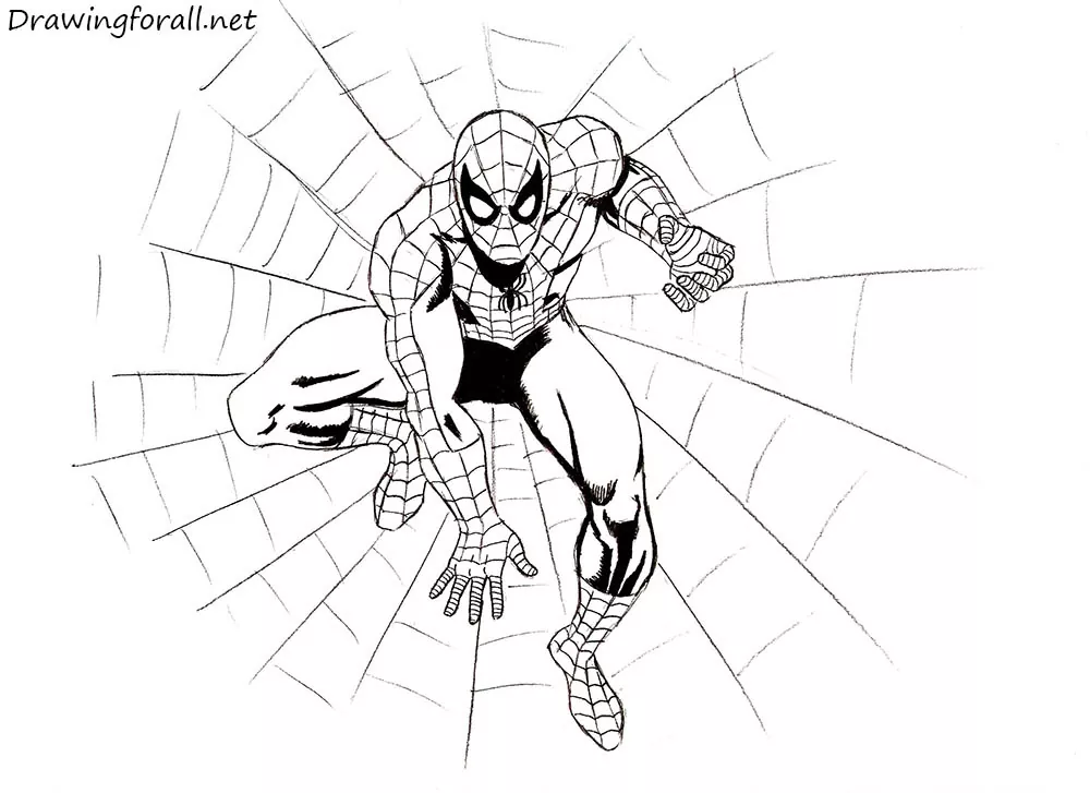 The Amazing Spider-Man Drawing Tutorial