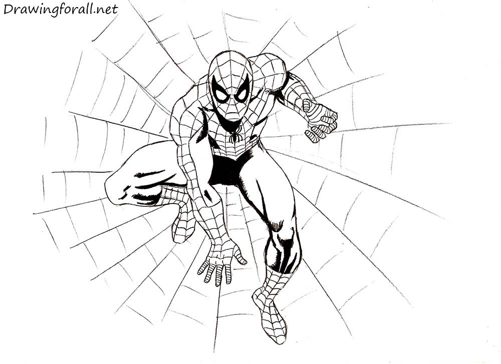 The Amazing Spider-Man Drawing Tutorial