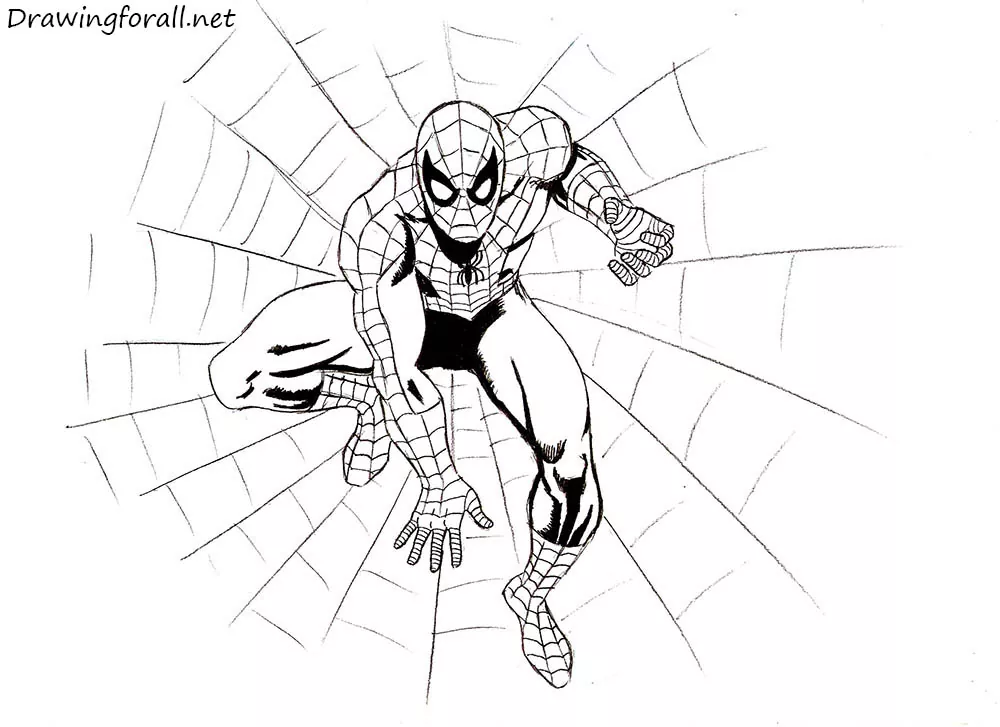 The Amazing Spider-Man Drawing Tutorial