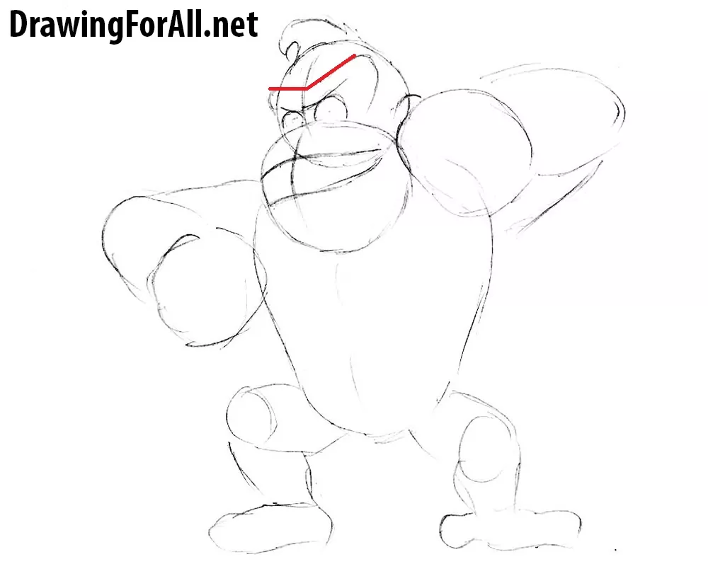 donkey kong drawing