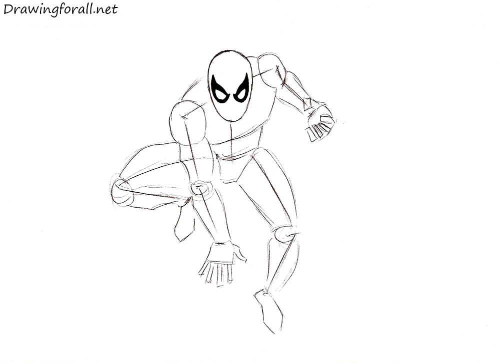 spider-man drawing