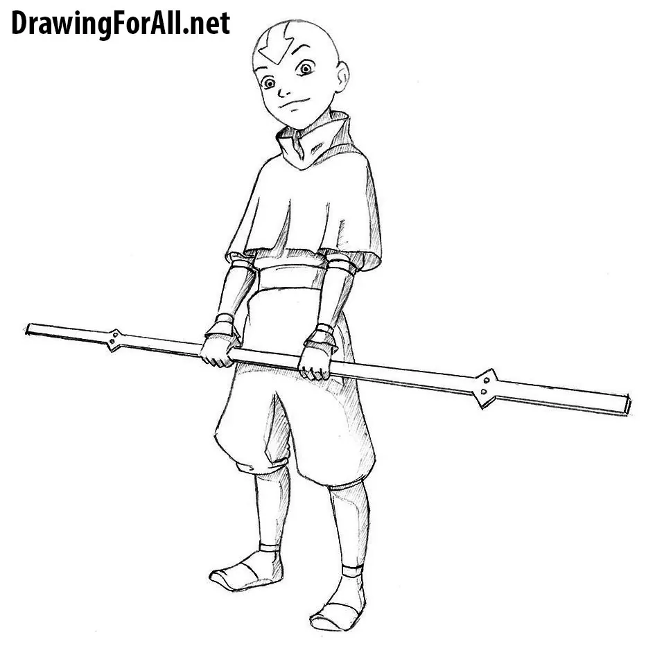 How to Draw Avatar Aang