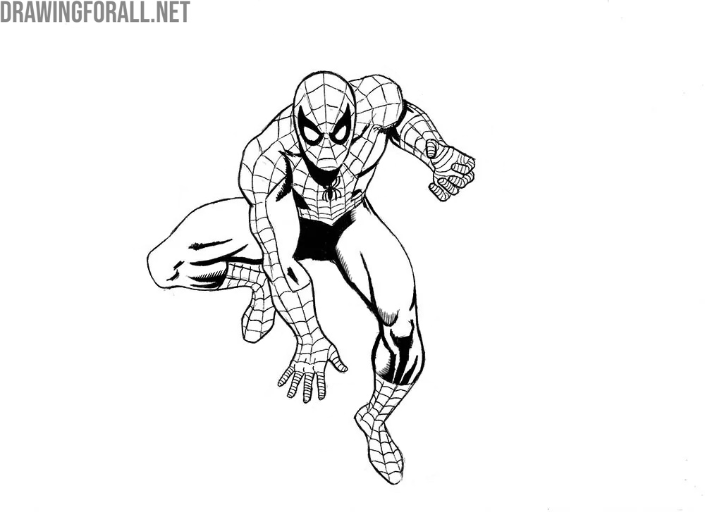 Fill in and finalize the comic-style shadows