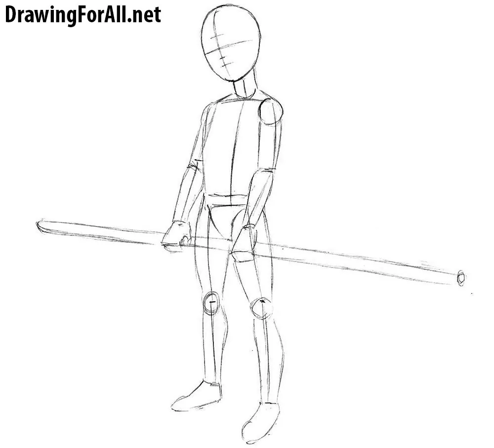  how to draw aang step by step