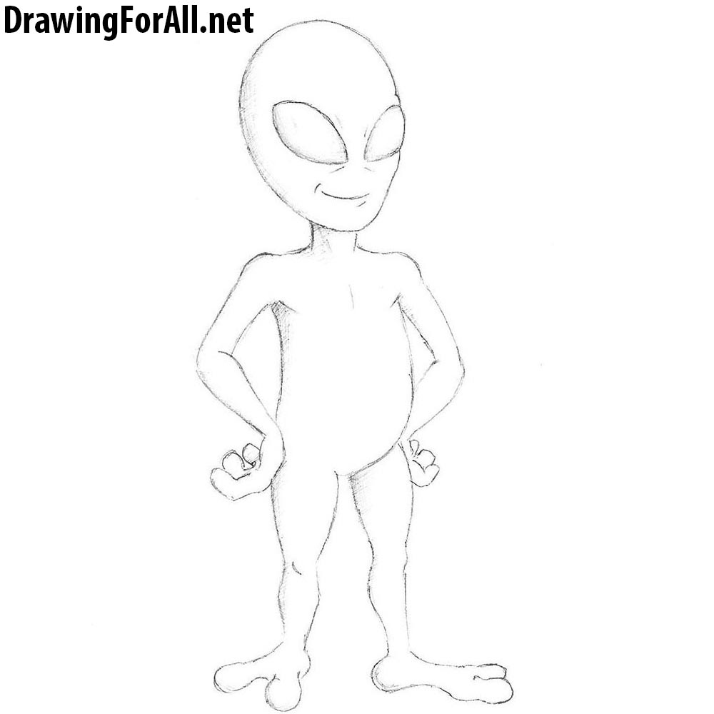 How to Draw an Alien for Beginners
