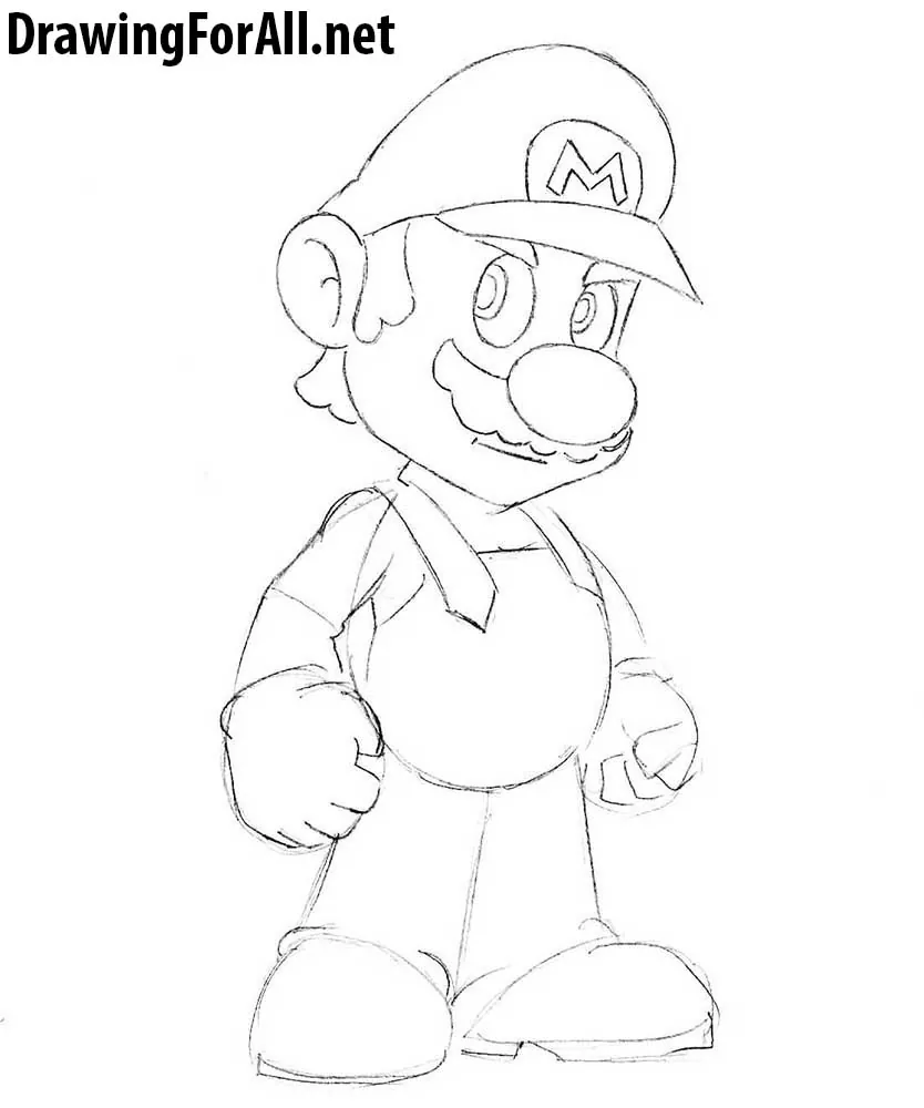 how to draw mario and luigi