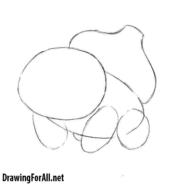 How to draw Bulbasaur