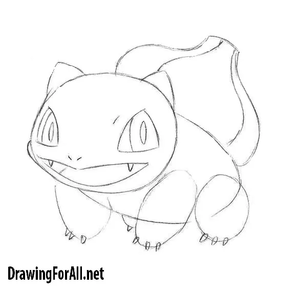 How to draw Pokemon step by step