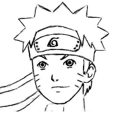how to draw naruto