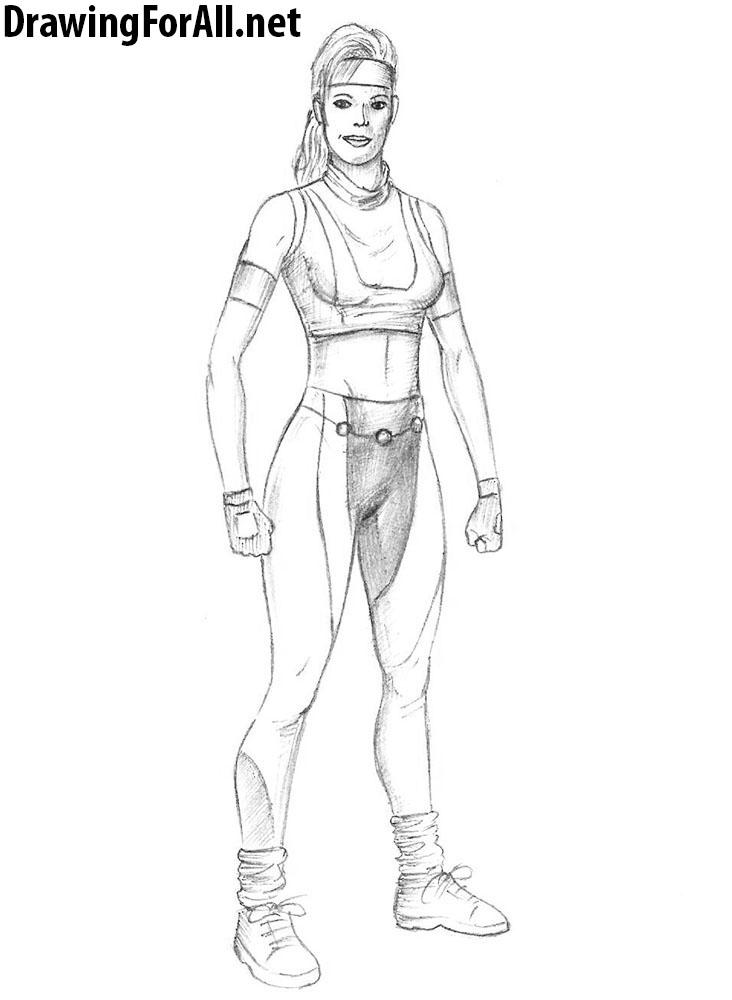 How to Draw Sonya Blade