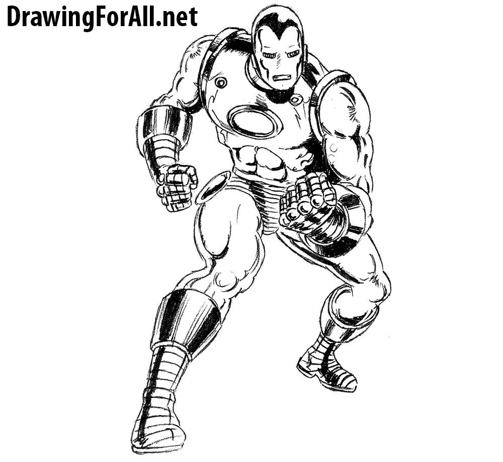 Iron Man - Pencil Drawing by SonicTheHedgehogBG on DeviantArt