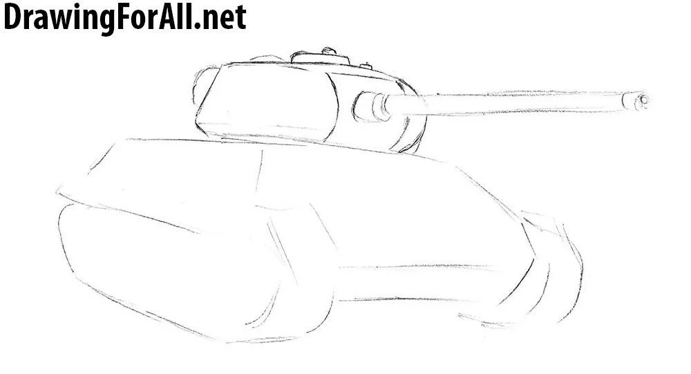 How to draw T-34