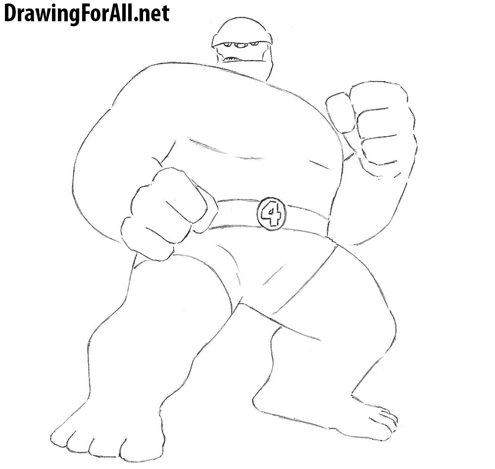 how to draw fantastic four